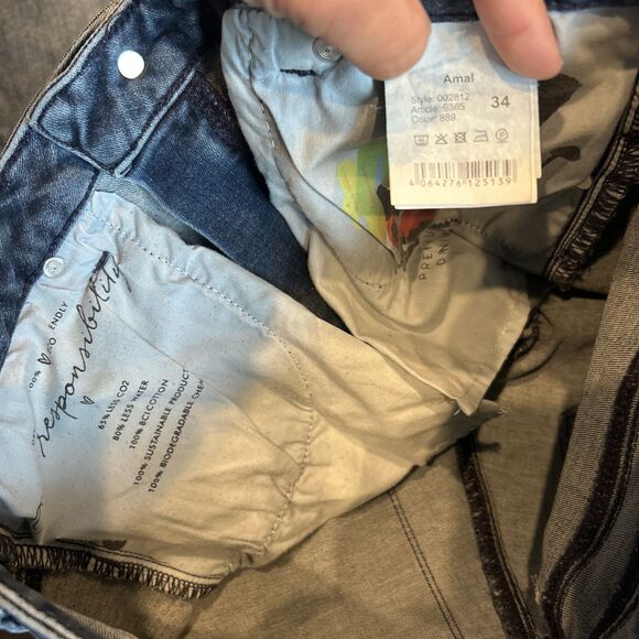 Raffaello Rossi Jeans Women's 28 EU 34 Blue Amal Skinny - Picture 10 of 15